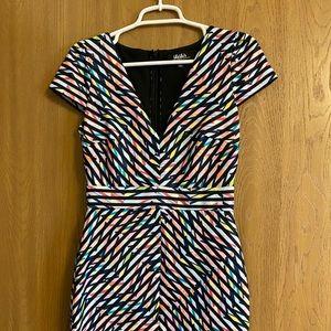 Lulus pattern bodycon cocktail dress